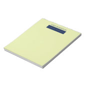 Moderne Minimalistische Eenvoud Notitieblok (Linkerzijde)