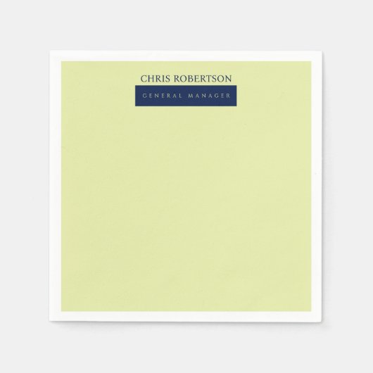 Moderne Minimalistische Eenvoud Servet (Voorkant)