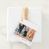 Moderne minimalistische eenvoudige aangepaste fami bedankjes labels (In situ)