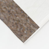 Moderne minimalistische eenvoudige aangepaste fami fleece deken (Hoek)