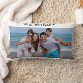 Moderne minimalistische eenvoudige aangepaste fami kussen