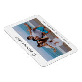 Moderne minimalistische eenvoudige aangepaste fami magneet (Rechterzijde)