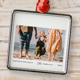 Moderne minimalistische eenvoudige aangepaste fami metalen ornament