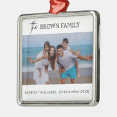 Moderne minimalistische eenvoudige aangepaste fami metalen ornament (Links)