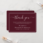 Moderne minimalistische eenvoudige begrafenis beda kaart (Voorkant / Achterkant in situ)