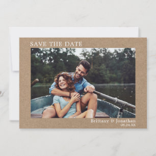 Moderne minimalistische eenvoudige besparing van d save the date