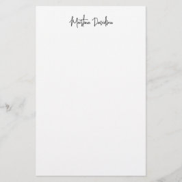 Moderne minimalistische eenvoudige creatieve kalli briefpapier