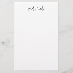 Moderne minimalistische eenvoudige creatieve kalli briefpapier