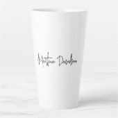 Moderne minimalistische eenvoudige creatieve kalli latte mok (Voorkant)