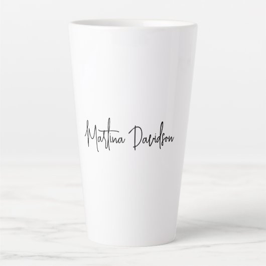 Moderne minimalistische eenvoudige creatieve kalli latte mok (Voorkant)