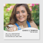 Moderne, minimalistische eenvoudige fotomagneet (Voorkant)