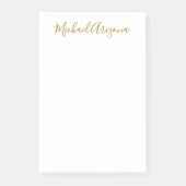 Moderne minimalistische eenvoudige handschrift naa post-it® notes (Voorkant)