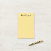 Moderne Minimalistische Eenvoudige Jasmijnkleur Na Post-it® Notes (Op bureau)