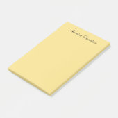 Moderne Minimalistische Eenvoudige Jasmijnkleur Na Post-it® Notes (Schuin)