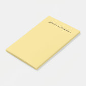 Moderne Minimalistische Eenvoudige Jasmijnkleurige Post-it® Notes (Schuin)