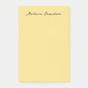 Moderne Minimalistische Eenvoudige Jasmijnkleurige Post-it® Notes