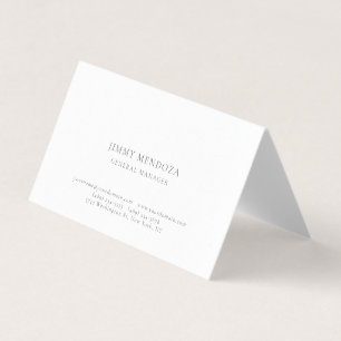 Moderne Minimalistische Eenvoudige Luxe Parel Papi Visitekaartje