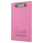 Moderne Minimalistische Eenvoudige Monogram Naam R Klembord (Links)