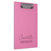 Moderne Minimalistische Eenvoudige Monogram Naam R Klembord (Rechts)