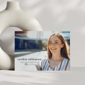 Moderne minimalistische eenvoudige overlay foto Af Aankondiging