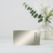 Moderne, minimalistische, eenvoudige, professionel visitekaartje (Staand voorkant)
