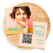 Moderne Minimalistische Eenvoudige Professionele F Vierkante Visitekaartje