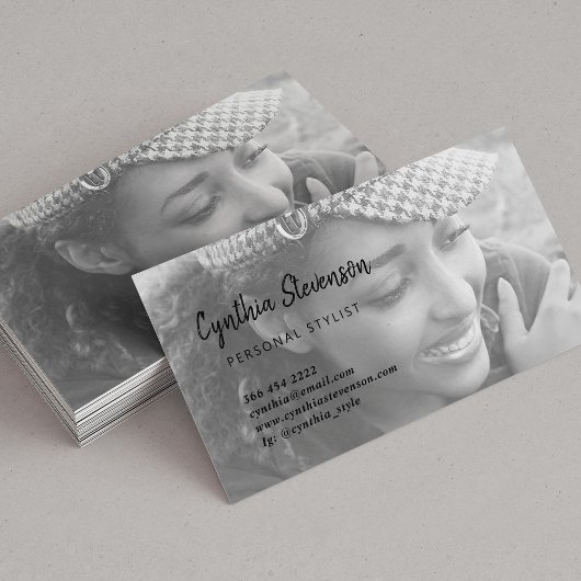 Moderne, minimalistische, eenvoudige professionele visitekaartje