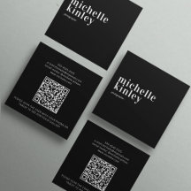 Moderne, minimalistische, eenvoudige QR-code perso