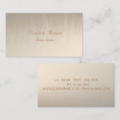 Moderne minimalistische eenvoudige regendruppels visitekaartje (Voorkant / Achterkant)