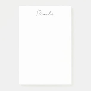 Moderne minimalistische eenvoudige Schattigee eige Post-it® Notes