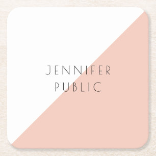 Moderne minimalistische eenvoudige Sjabloon Trendy Kartonnen Onderzetters