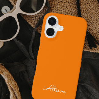 Moderne Minimalistische Eenvoudige Stijlvolle Mono iPhone 16 Hoesje
