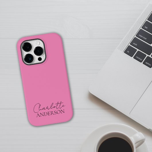 Moderne minimalistische eenvoudige stijlvolle naam Case-Mate iPhone case