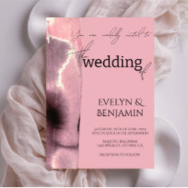 Moderne, minimalistische, eenvoudige stoffige Roos Kaart