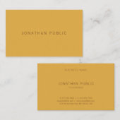 Moderne, minimalistische, eenvoudige trendkleuren visitekaartje (Voorkant / Achterkant)