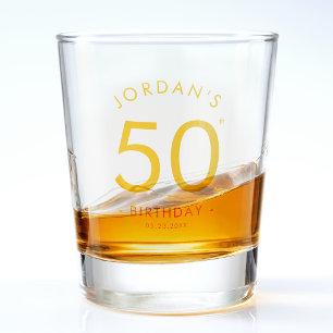 Moderne Minimalistische Eenvoudige Verjaardagsfees Shot Glas