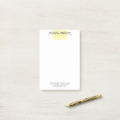 Moderne Minimalistische Eenvoudige Vlakke Post-it® Notes (Op bureau)