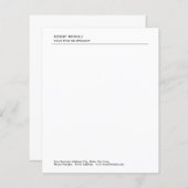 Moderne minimalistische eenvoudige zaken (Voorkant / Achterkant)