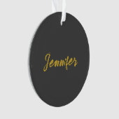 Moderne minimalistische effen kalligrafie naam gri ornament (voorkant)