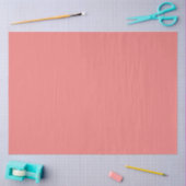 Moderne Minimalistische Effen Lichtkoraal Tissuepapier (Craft)