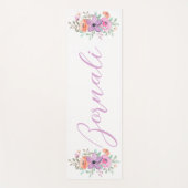 Moderne minimalistische elegante blush roze en paa yogamat (Voorkant)