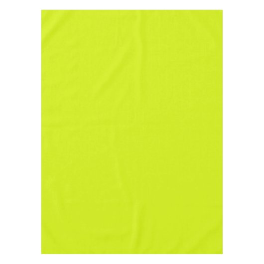 Moderne minimalistische elegante Chartreuse geel Tafelkleed (Voorkant)