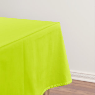 Moderne minimalistische elegante Chartreuse geel Tafelkleed