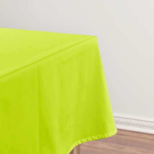 Moderne minimalistische elegante Chartreuse geel Tafelkleed (Voorbeeld)
