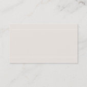 Moderne minimalistische elegante design premium lu visitekaartje (Achterkant)