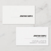 Moderne, minimalistische elegante design Professio Visitekaartje (Voorkant / Achterkant)