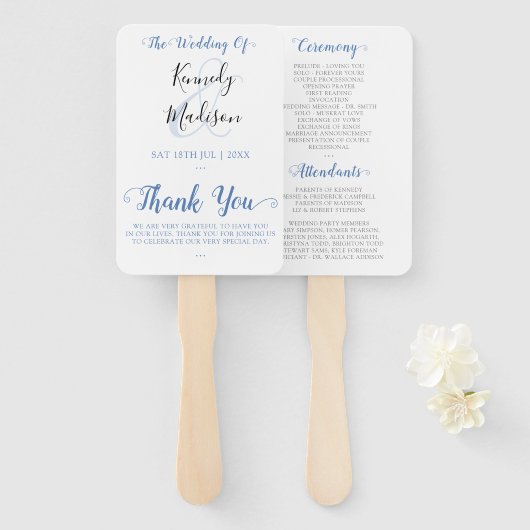 Moderne minimalistische ✨💍 Elegante eenvoudige br Handwaaier (Voorkant en achterkant)