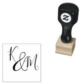Moderne minimalistische ✨💍 Elegante eenvoudige br Rubberstempel (Gestempeld)