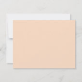 Moderne Minimalistische Elegante Eenvoudige Script Bedankkaart (Achterkant)
