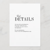 Moderne, minimalistische, elegante kaart met typog (Voorkant)